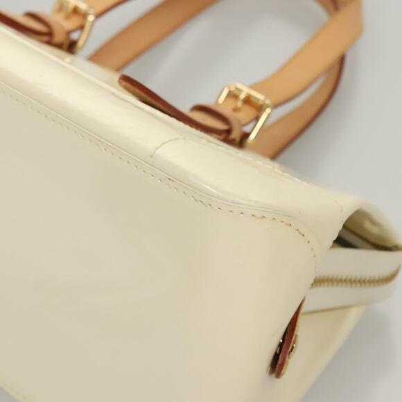 LOUIS VUITTON Monogram Vernis Rosewood Avenue Hand Bag Perle M93508 - Picture 14 of 16